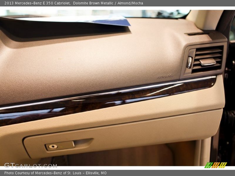 Dolomite Brown Metallic / Almond/Mocha 2013 Mercedes-Benz E 350 Cabriolet