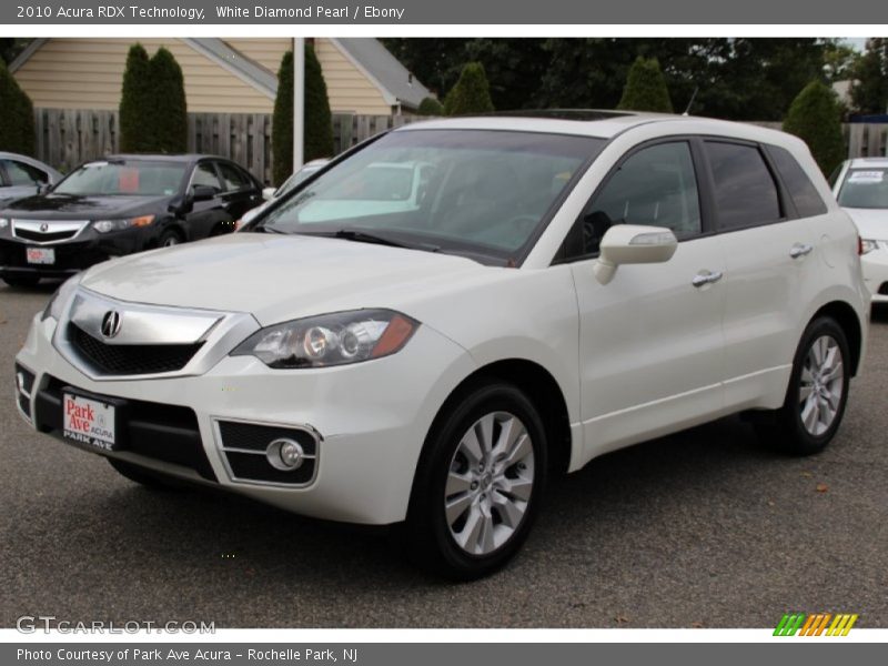 White Diamond Pearl / Ebony 2010 Acura RDX Technology