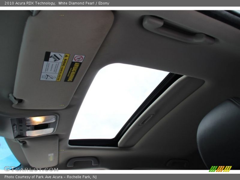 White Diamond Pearl / Ebony 2010 Acura RDX Technology