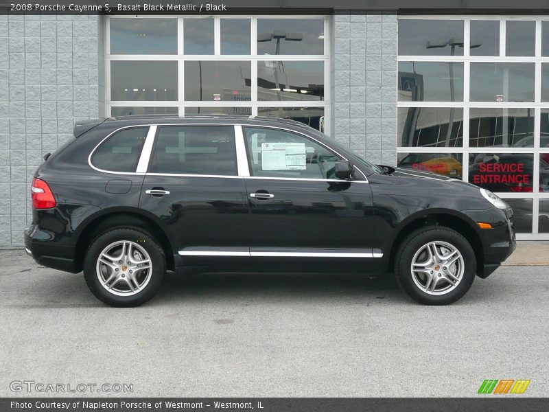 2008 Porsche Cayenne S, Basalt Black Metallic / Black Interior, Profile - 2008 Porsche Cayenne S
