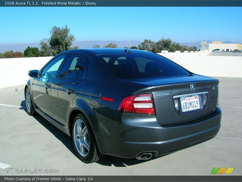 Polished Metal Metallic / Ebony 2008 Acura TL 3.2