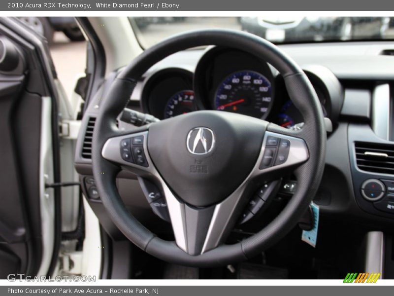 White Diamond Pearl / Ebony 2010 Acura RDX Technology