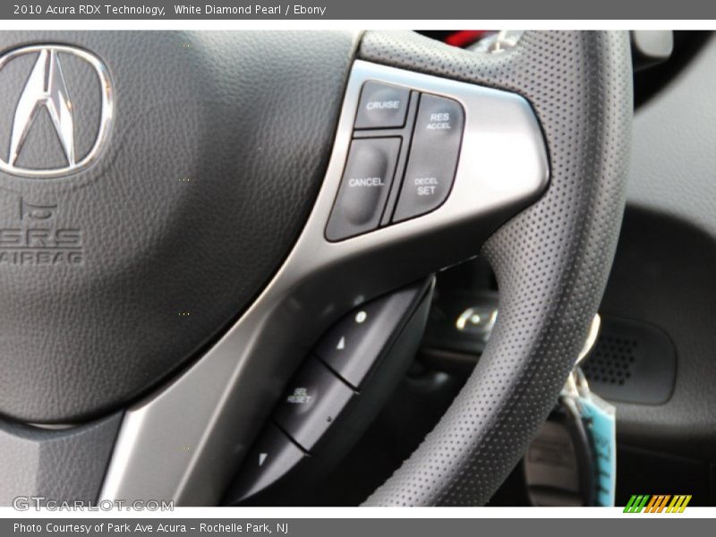 White Diamond Pearl / Ebony 2010 Acura RDX Technology