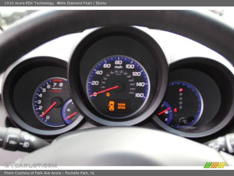 White Diamond Pearl / Ebony 2010 Acura RDX Technology