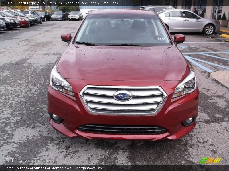 Venetian Red Pearl / Slate Black 2015 Subaru Legacy 2.5i Premium