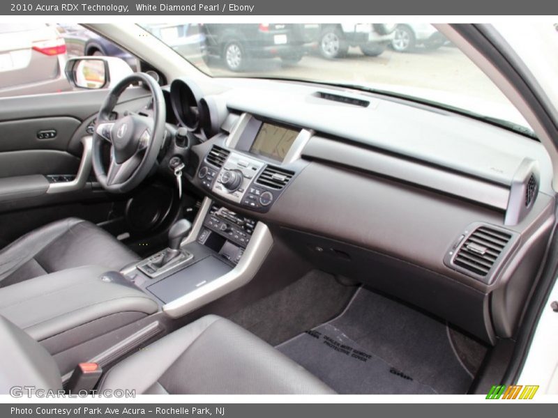 White Diamond Pearl / Ebony 2010 Acura RDX Technology