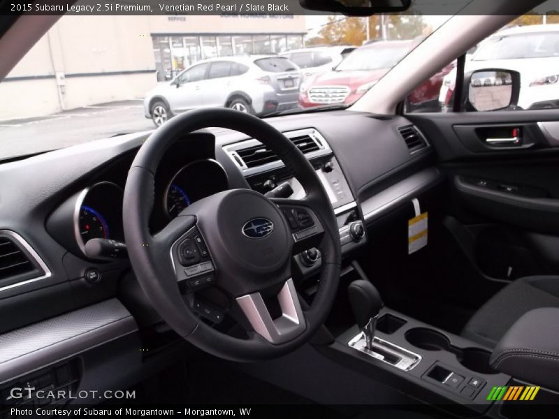 Venetian Red Pearl / Slate Black 2015 Subaru Legacy 2.5i Premium
