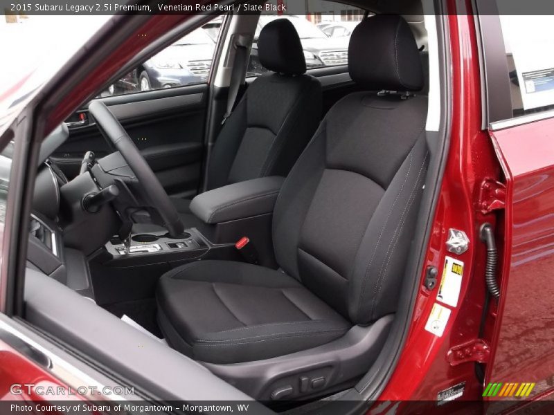 Venetian Red Pearl / Slate Black 2015 Subaru Legacy 2.5i Premium