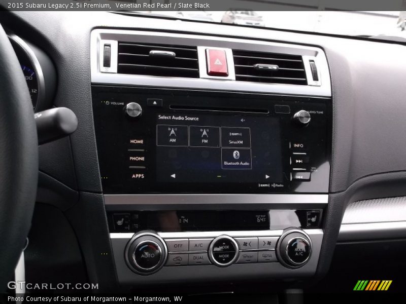 Venetian Red Pearl / Slate Black 2015 Subaru Legacy 2.5i Premium