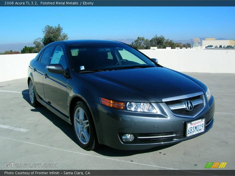 Polished Metal Metallic / Ebony 2008 Acura TL 3.2
