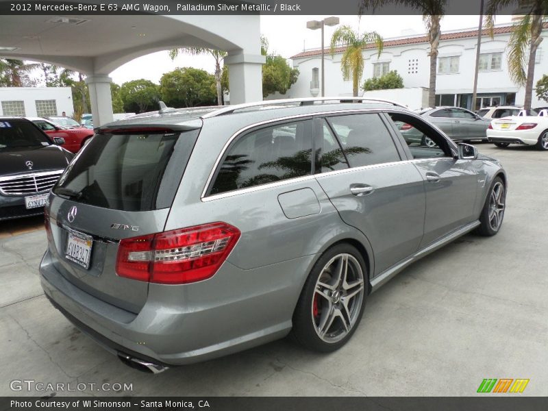 Palladium Silver Metallic / Black 2012 Mercedes-Benz E 63 AMG Wagon