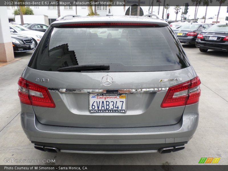 Palladium Silver Metallic / Black 2012 Mercedes-Benz E 63 AMG Wagon