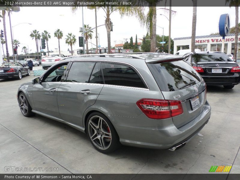 Palladium Silver Metallic / Black 2012 Mercedes-Benz E 63 AMG Wagon