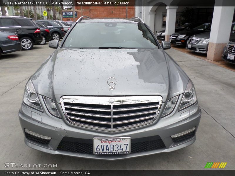 Palladium Silver Metallic / Black 2012 Mercedes-Benz E 63 AMG Wagon