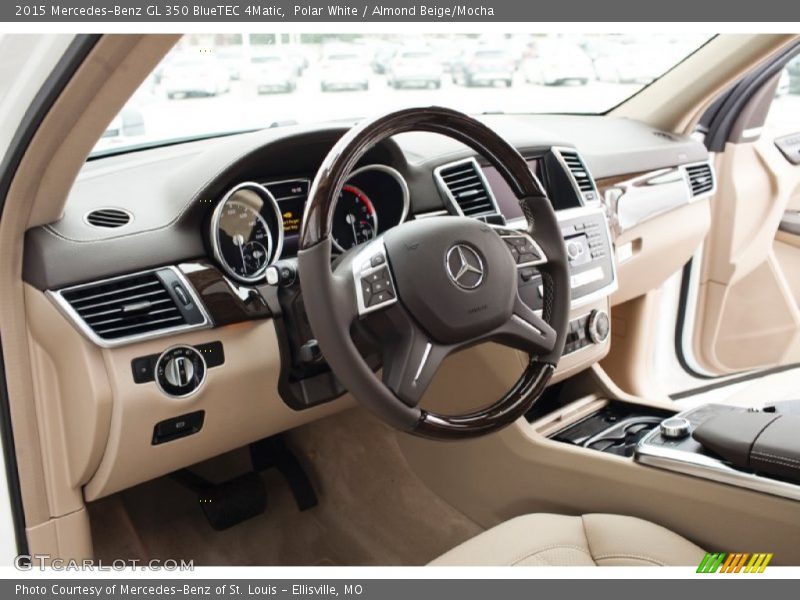 Polar White / Almond Beige/Mocha 2015 Mercedes-Benz GL 350 BlueTEC 4Matic
