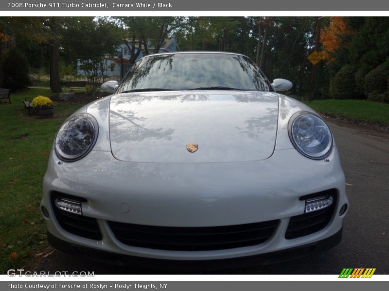 Carrara White / Black 2008 Porsche 911 Turbo Cabriolet