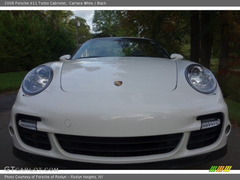 Carrara White / Black 2008 Porsche 911 Turbo Cabriolet