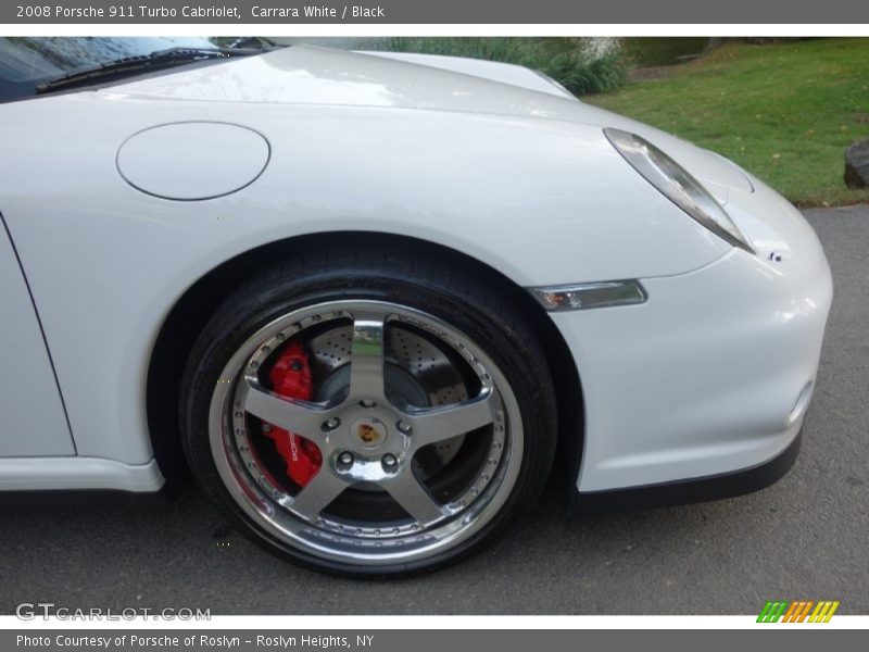 Carrara White / Black 2008 Porsche 911 Turbo Cabriolet