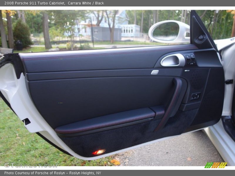 Carrara White / Black 2008 Porsche 911 Turbo Cabriolet