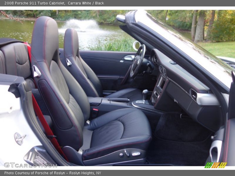 Carrara White / Black 2008 Porsche 911 Turbo Cabriolet