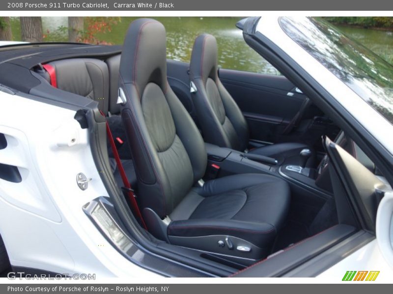 Carrara White / Black 2008 Porsche 911 Turbo Cabriolet