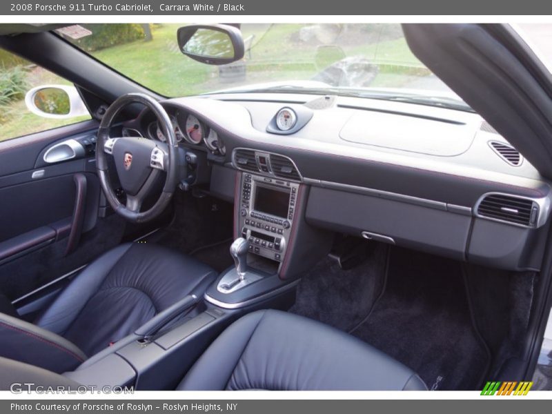 Carrara White / Black 2008 Porsche 911 Turbo Cabriolet