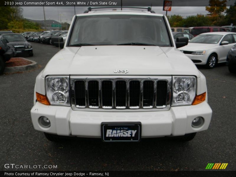 Stone White / Dark Slate Gray 2010 Jeep Commander Sport 4x4