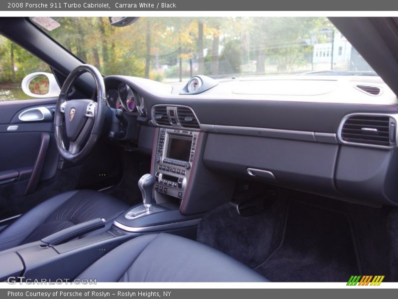 Carrara White / Black 2008 Porsche 911 Turbo Cabriolet