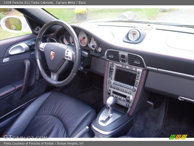 Carrara White / Black 2008 Porsche 911 Turbo Cabriolet