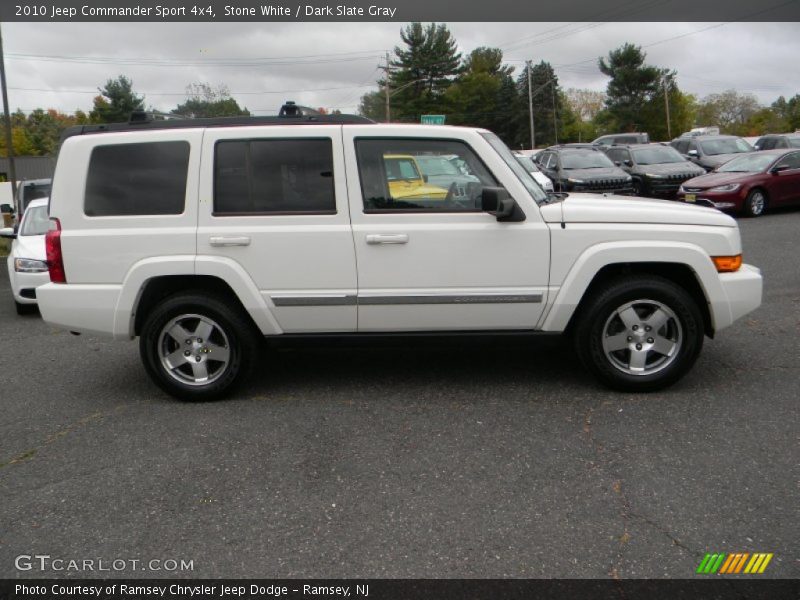 Stone White / Dark Slate Gray 2010 Jeep Commander Sport 4x4
