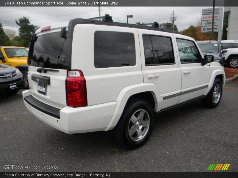 Stone White / Dark Slate Gray 2010 Jeep Commander Sport 4x4