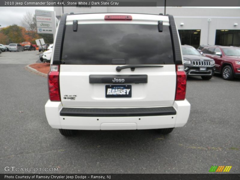 Stone White / Dark Slate Gray 2010 Jeep Commander Sport 4x4