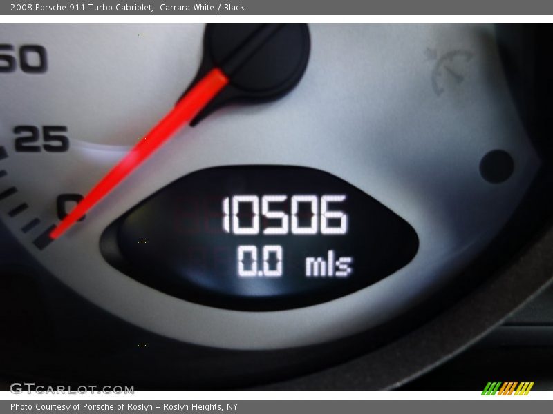 Carrara White / Black 2008 Porsche 911 Turbo Cabriolet
