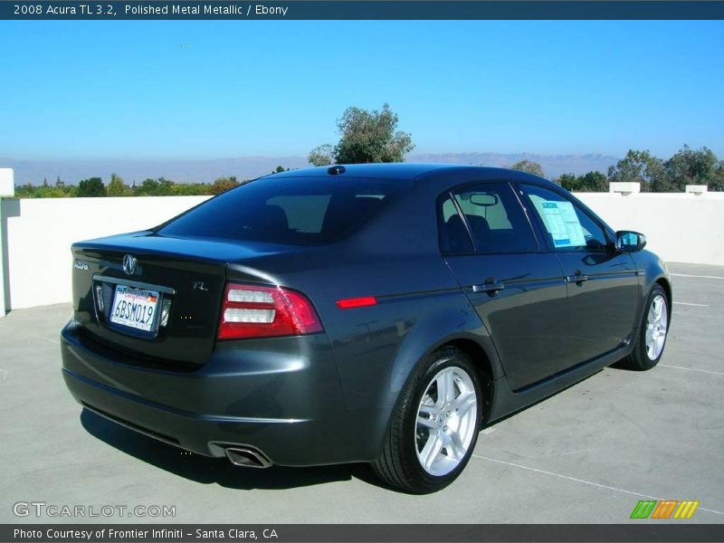 Polished Metal Metallic / Ebony 2008 Acura TL 3.2