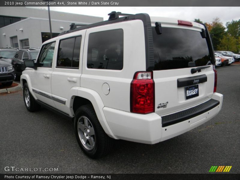 Stone White / Dark Slate Gray 2010 Jeep Commander Sport 4x4