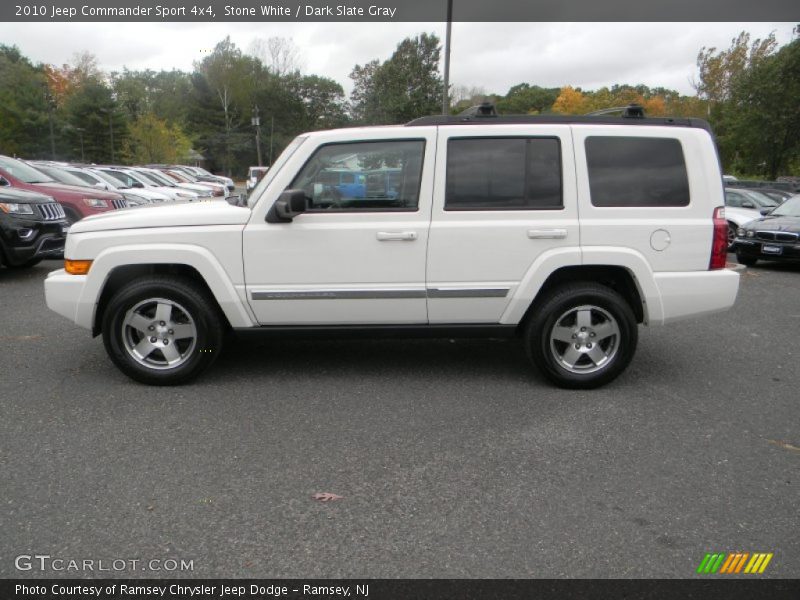 Stone White / Dark Slate Gray 2010 Jeep Commander Sport 4x4