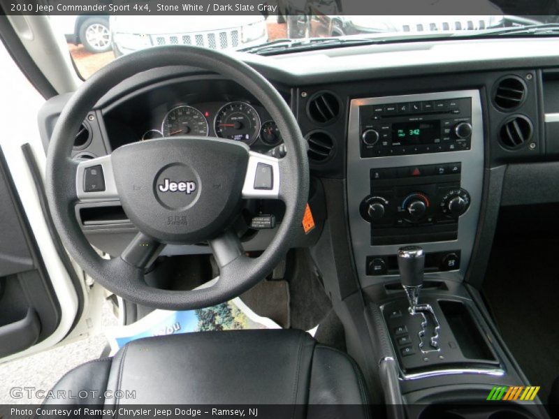 Stone White / Dark Slate Gray 2010 Jeep Commander Sport 4x4