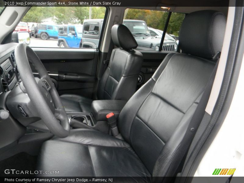 Stone White / Dark Slate Gray 2010 Jeep Commander Sport 4x4