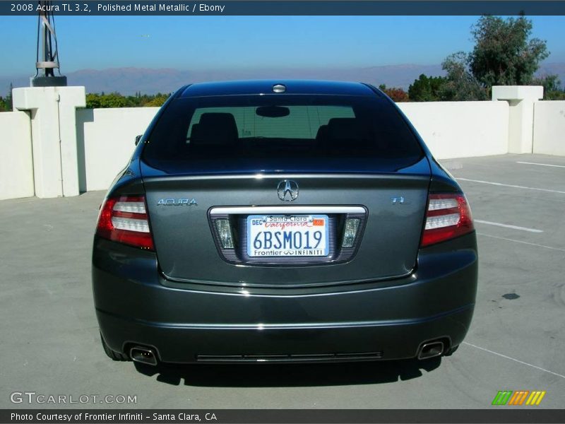Polished Metal Metallic / Ebony 2008 Acura TL 3.2