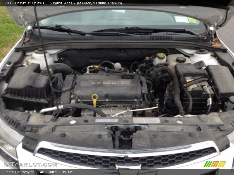 Summit White / Jet Black/Medium Titanium 2012 Chevrolet Cruze LS