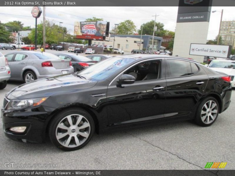 Ebony Black / Black 2012 Kia Optima SX