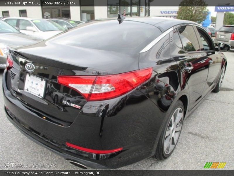 Ebony Black / Black 2012 Kia Optima SX