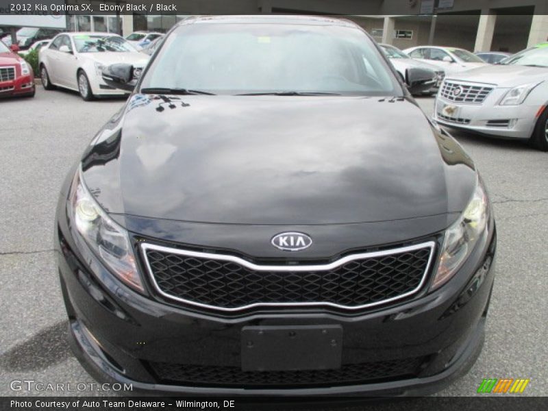 Ebony Black / Black 2012 Kia Optima SX