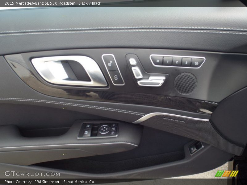 Black / Black 2015 Mercedes-Benz SL 550 Roadster