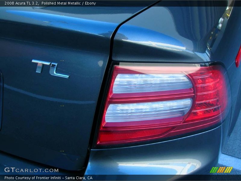Polished Metal Metallic / Ebony 2008 Acura TL 3.2