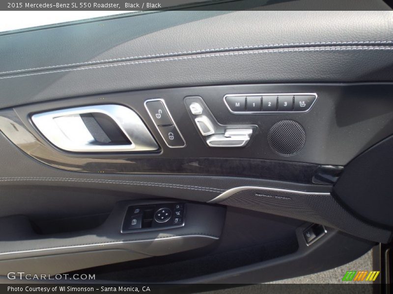 Black / Black 2015 Mercedes-Benz SL 550 Roadster