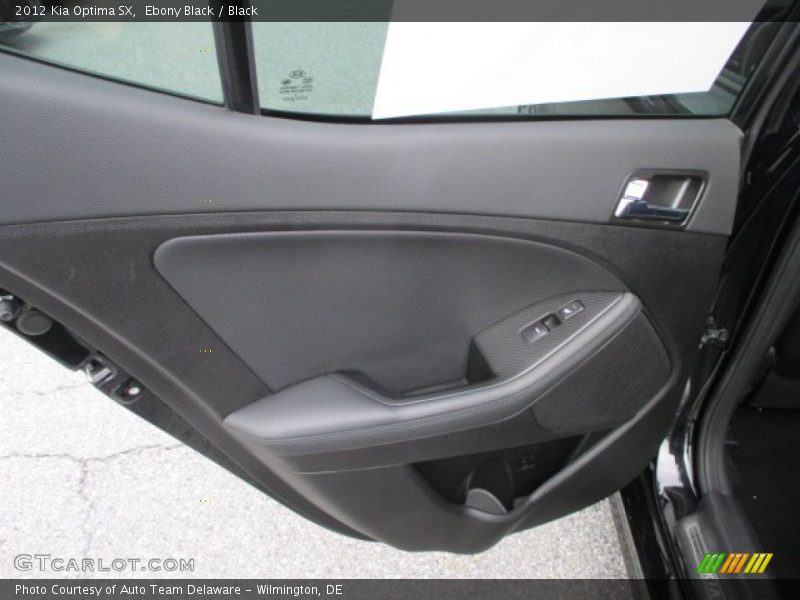 Ebony Black / Black 2012 Kia Optima SX