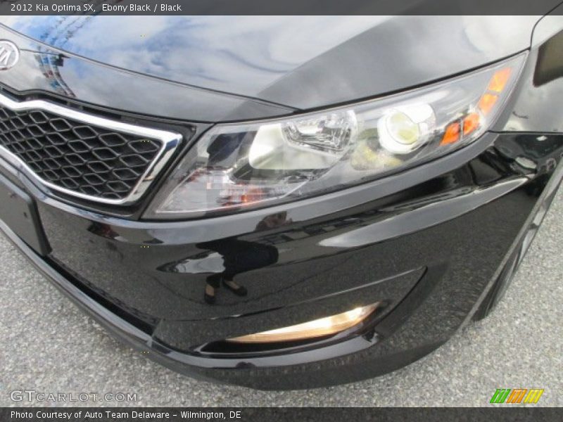 Ebony Black / Black 2012 Kia Optima SX