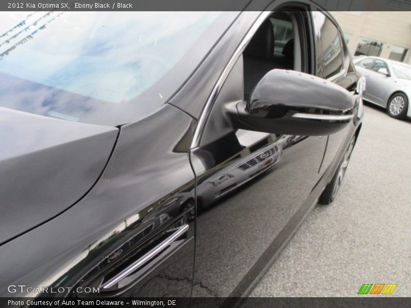 Ebony Black / Black 2012 Kia Optima SX