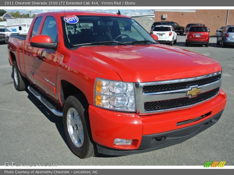 Front 3/4 View of 2011 Silverado 1500 LTZ Extended Cab 4x4